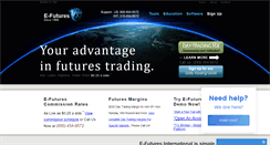Desktop Screenshot of e-futures.com